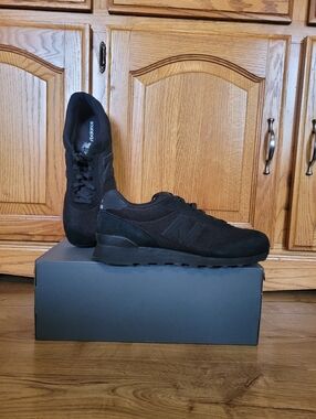New Balance Mens Size 12 515 Black On Black Classics Sneakers Shoes ML515AGR